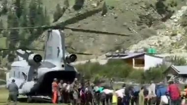 India News | Air Force Continues HADR Operation in Uttarakhand; 123 Civilians Rescued