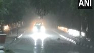 India News | Delhi Experiences Heavy Rainfall, Waterlogging at Several Places