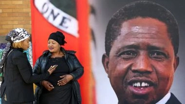 World News | South African Court Orders Former Zambian President Edgar Lungu's Burial in Zambia Despite Family's Objection