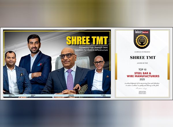 Business News | Shree TMT Recognized Among Top 10 Steel Bar & Wire Manufacturers by Industry Outlook