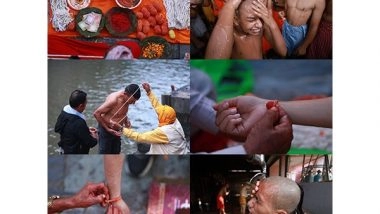 World News | Nepal Observes Janai Purnima with Ritualistic Bathe and Changing the Sacred Threads Worn Across Body and Wrist