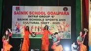 India News | Intra Group E Sainik Schools Sports and Cultural Meet 2025 Concludes in Goalpara