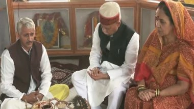 India News | HP Governor Holds Special Ritual for Flood Prevention, Prays for Victims of Himachal, Uttarakhand