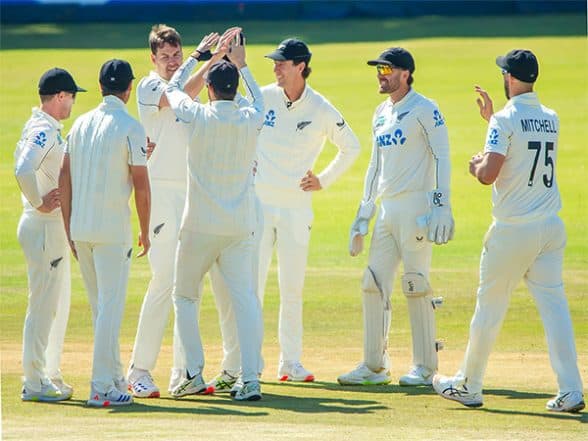 Sports News | Tons by Conway, Rachin, Nicholls, Historic Bowling Figures by Foulkes Help NZ to a Massive Win over Zimbabwe in 2nd Test