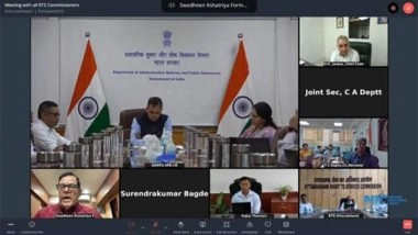 India News | DARPG Holds Meeting with RTS Commissioners to Boost E-service Delivery Under NeSDA Framework