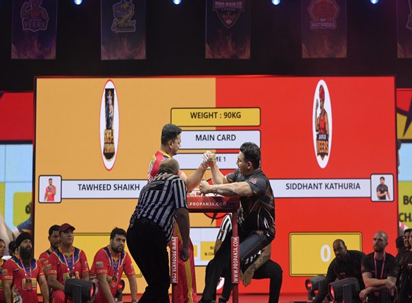 Sports News | Mumbai Muscle's Yuvraj Verma, Jaipur Veer's Siddhant Katuria Dominate on Day Five of Pro Panja League Season Two