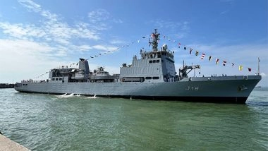 World News | Indian Naval Ship Sandhayak Visits Singapore on Its National Day