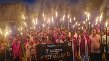 India News | TIPRA Motha Party Held Massive Homchang Rally in Agartala Demanding Immediate Conduct of Long-pending VC Elections