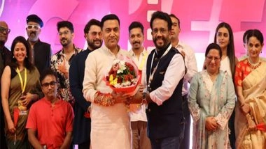 Entertainment News | Goa CM Pramod Sawant Inaugurates 14th Goa Marathi Film Festival in Panjim