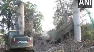 India News | Maharashtra: Debris Clearance Underway After Koradi Temple Gate Collapse in Nagpur