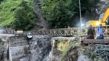 India News | Valley Bridge Construction on Gangotri National Highway in Final Stage: Uttarkashi Police