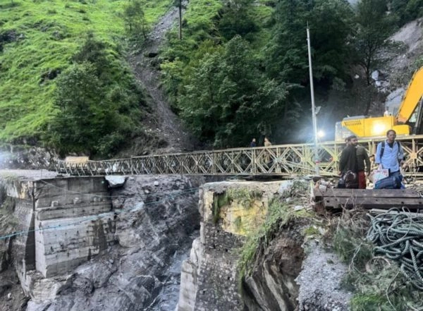India News | Valley Bridge Construction on Gangotri National Highway in Final Stage: Uttarkashi Police