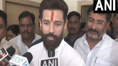 India News | Chirag Paswan Counters Tejashwi Yadav's Allegations Against Bihar DyCM Vijay Kumar Sinha, Slams Them for Lack of Trust on EC