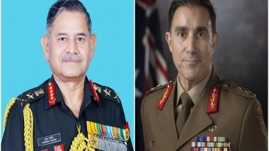 World News | Australian Army Chief Visiting India Had Trained with Indian Army Chief in the US