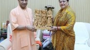 India News | Ex-Rajasthan CM Vasundhara Raje Pays Courtesy Call on UP CM Yogi Adityanath