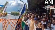 India News | Vande Bharat Express Enroute Amritsar from Mata Vaishno Devi Katra Reaches Destination After PM Modi Flags off Train