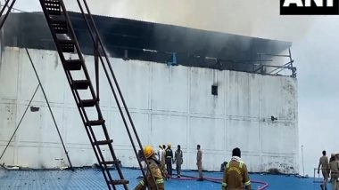 India News | Fire Breaks out at Mushroom Cold Storage in UP's Mainpuri