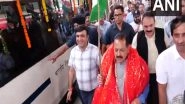 India News | JK: Union Minister Jitendra Singh Launches 'Tringa Yatra' and 'Har Ghar Tringa' Campaign in Udhampur