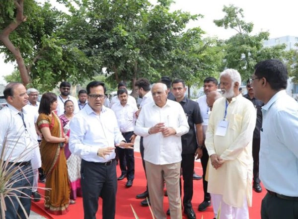 India News | CM Patel Inspects Progress of L&T Construction Skills Training Institute in Gujarat's Vadnagar
