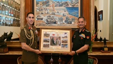 World News | Australian Army Chief Lt Gen Simon Stuart Calls on COAS Gen Upendra Dwivedi, Briefed on Op Sindoor & India's Security Perspective