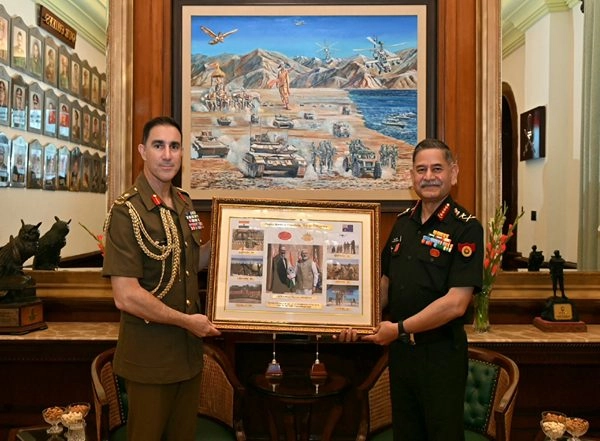 World News | Australian Army Chief Lt Gen Simon Stuart Calls on COAS Gen Upendra Dwivedi, Briefed on Op Sindoor & India's Security Perspective