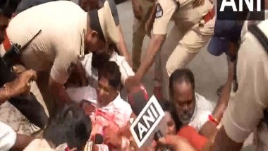 India News | Hyderabad Police Detains Bajrang Dal, BJP Members for Forcefully Trying to Enter Peddamma Thalli Temple