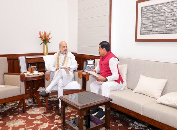India News | MP CM Yadav Calls on Union Minister Amit Shah in New Delhi, Discusses Boosting Dairy Production