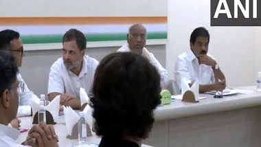 India News | Congress President Kharge Chairs Meeting of AICC General Secretaries, In-charges over Campaign Against Alleged Voter List Manipulation