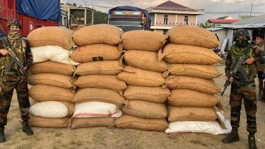 India News | Assam Rifles Intercepts Illegal Areca Nuts in Champhai, Mizoram