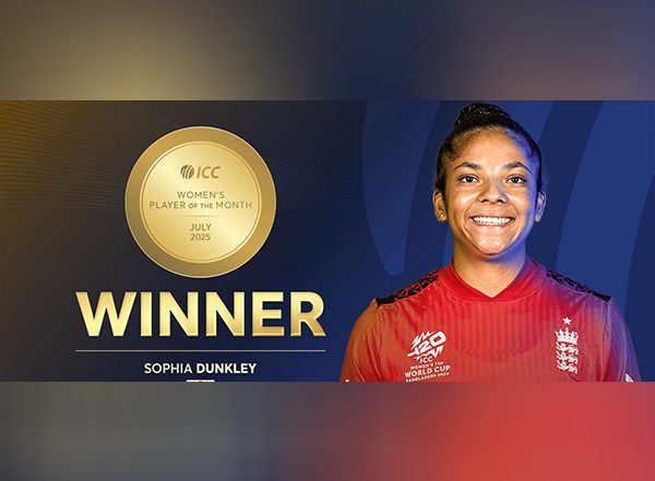 Sports News | Sophia Dunkley is ICC Women's Player of the Month for July