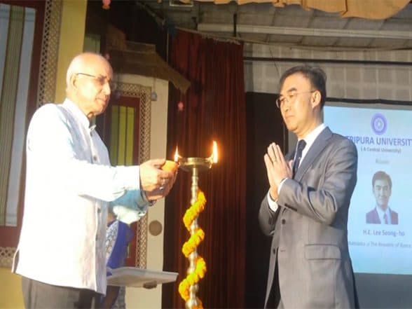 India News | Korean Ambassador Lee Seong-ho Visits Tripura University, Emphasises Stronger Ties with Northeast India