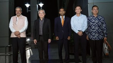 World News | Singapore Ministerial Delegation Arrives in Delhi for India-Singapore Ministerial Roundtable