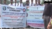 India News | J-K: NSS Units of SHMM Govt Degree College Conduct Cleanliness Drive Along Lidder River