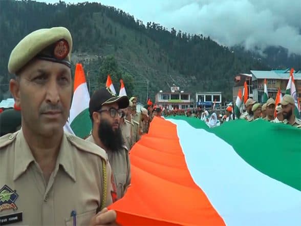 India News | J-K: Bhaderwah Unites in Patriotic Fervour with Grand Tiranga Rally Ahead of Independence Day