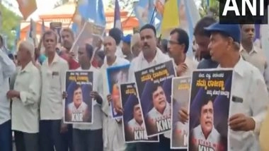 India News | Karnataka: KN Rajanna's Supporters Protest Against Removal from Ministerial Post