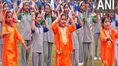 India News | J-K: School Students in Udhampur Rehearse for 79th Independence Day