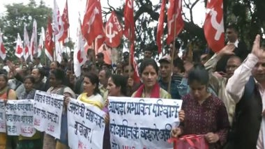 India News | Himachal Pradesh: Farmers Join Sanyukt Kisan Manch's Protest Against Tariffs, Local Land Evictions