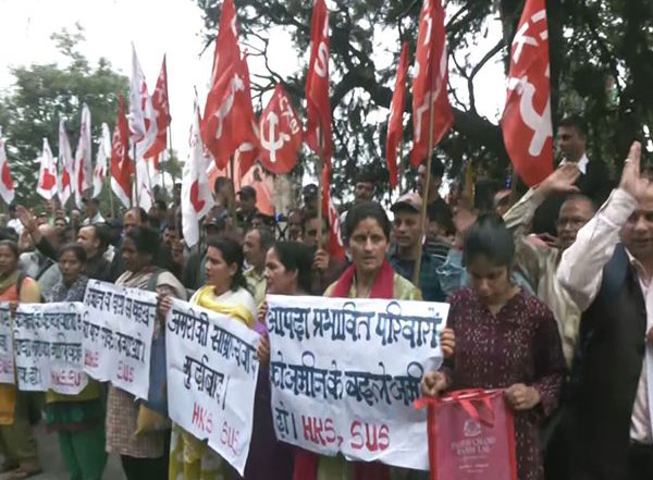 India News | Himachal Pradesh: Farmers Join Sanyukt Kisan Manch's Protest Against Tariffs, Local Land Evictions