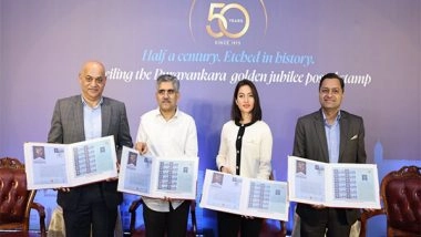 Business News | Puravankara Celebrates 50 Glorious Years with a Special 'My Stamp' Issued by India Post