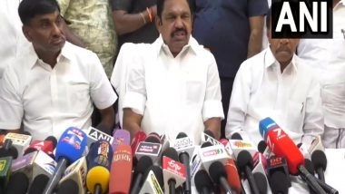 India News | Tamil Nadu: DMK Govt Has Not Taken Any Action to Prevent Widespread Sale of Narcotics, Alleges Palaniswami