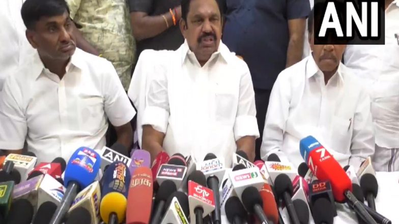 India News | Tamil Nadu: DMK Govt Has Not Taken Any Action to Prevent Widespread Sale of Narcotics, Alleges Palaniswami
