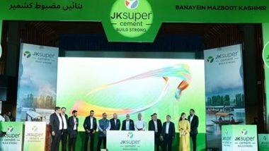 Business News | JK Super Cement Being Launched in Kashmir, Strengthening Presence in Northern Markets