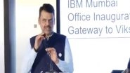 Business News | IBM's New Mumbai Office Inaugurated by CM Fadnavis with a Vision for a Quantum-driven Maharashtra