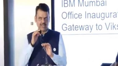 Business News | IBM's New Mumbai Office Inaugurated by CM Fadnavis with a Vision for a Quantum-driven Maharashtra