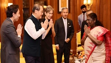 World News | India-Singapore Comprehensive Strategic Partnership is Flourishing Even in Uncertain Global Environment: President Murmu