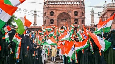 India News | Tricolour Pride Sweeps India as Har Ghar Tiranga Unites Millions Ahead of Independence Day