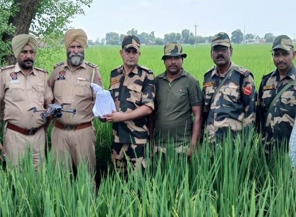 India News | BSF, Punjab Police Recover Drone with Heroin in Tarn Taran