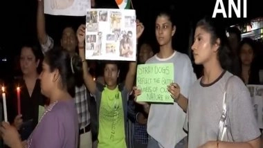 India News | Candlelight March Observed in Rohini Against SC's Order to Remove Stray Dogs from Delhi-NCR Region