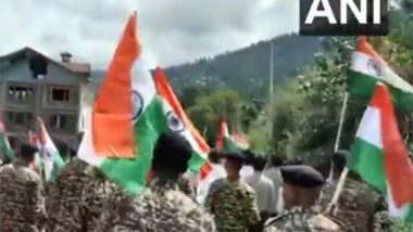 India News | Rally Organised by CRPF's 33 Battalion, School Students, Teachers Participate