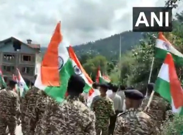 India News | Rally Organised by CRPF's 33 Battalion, School Students, Teachers Participate